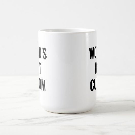 's Werelds beste borden aangepaste Mok Sjabloon ka (Center)