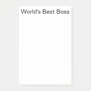 'S WERELDS BESTE BOSS Post-it NOTES
