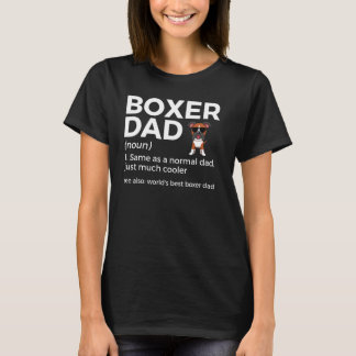 'S Werelds Beste Boxer Dad Definition Funny Boxer T-shirt