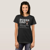 'S Werelds Beste Boxer Dad Definition Funny Boxer T-shirt (Voorkant volledig)