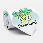 's Werelds beste Boyvriend Stropdas (Opgerold)