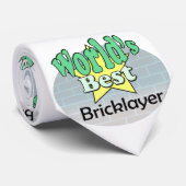 's Werelds beste bricklayer Stropdas (Opgerold)