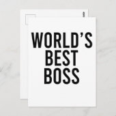 's Werelds beste briefkaart met geschenk Funny gif (Voorkant / Achterkant)