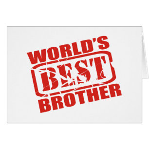 's Werelds beste broer