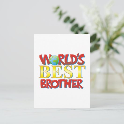 's Werelds beste broer Briefkaart (Staand voorkant)