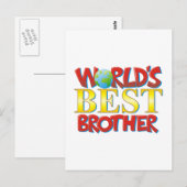 's Werelds beste broer Briefkaart (Voorkant / Achterkant)