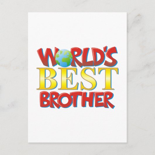 's Werelds beste broer Briefkaart (Voorkant)