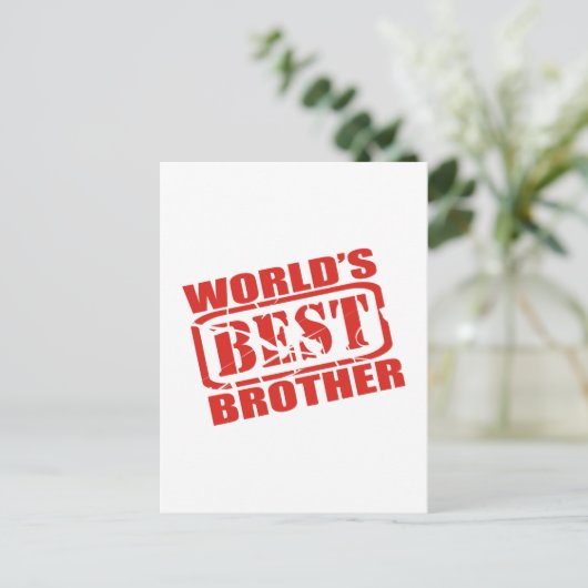 's Werelds beste broer Briefkaart (Staand voorkant)