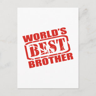 's Werelds beste broer Briefkaart
