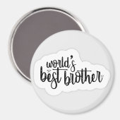 's Werelds beste broer Magnet Gift (Voorkant / Achterkant)