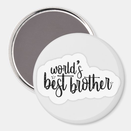 's Werelds beste broer Magnet Gift (Voorkant / Achterkant)