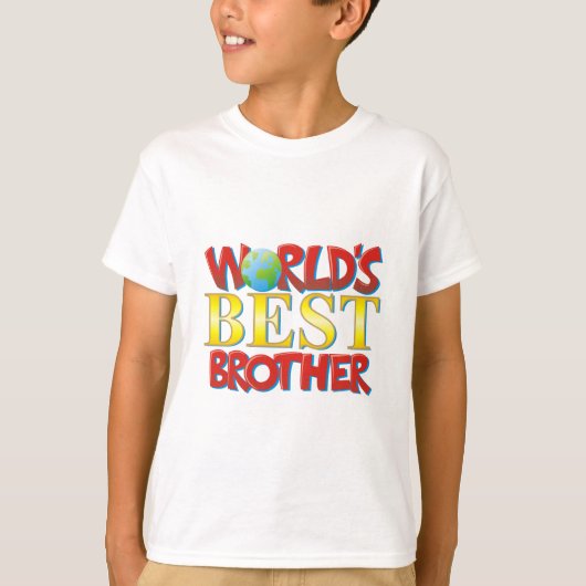 's Werelds beste broer T-shirt (Voorkant)