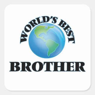 's Werelds beste broer Vierkante Sticker