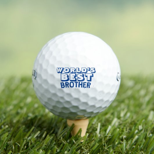 's Werelds beste broersport belettering golfballen (Insitu Shirt)