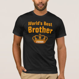 's Werelds beste BROTHER  kroon A4. T-shirt