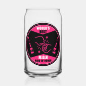 's Werelds beste bruidsmeisje Blikvorm Glas (Achterkant)