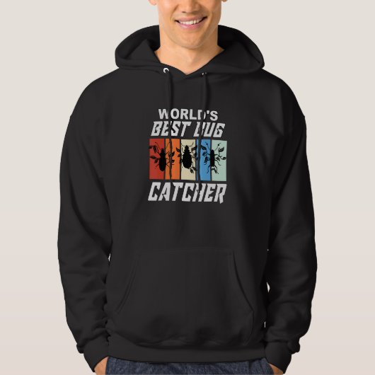 's Werelds Beste Bug Catcher Bug Hunter Bugs Hoodie (Voorkant)