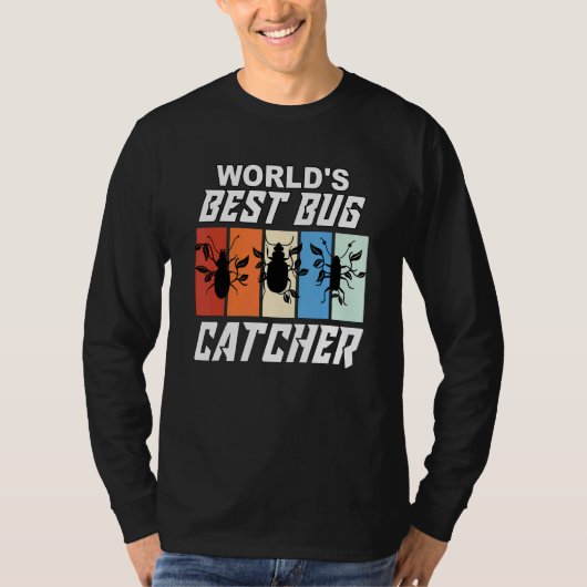 's Werelds Beste Bug Catcher Bug Hunter Bugs T-shirt (Voorkant)