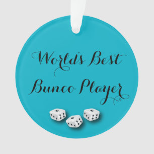's Werelds beste Bunco-speler Ornament