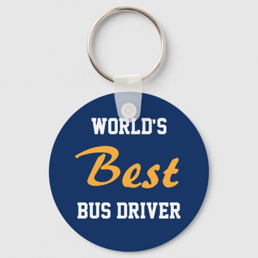 's Werelds beste bus driver sleutelhanger (Voorkant)