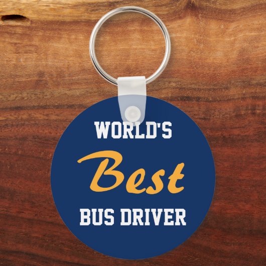 's Werelds beste bus driver sleutelhanger (Voorkant)