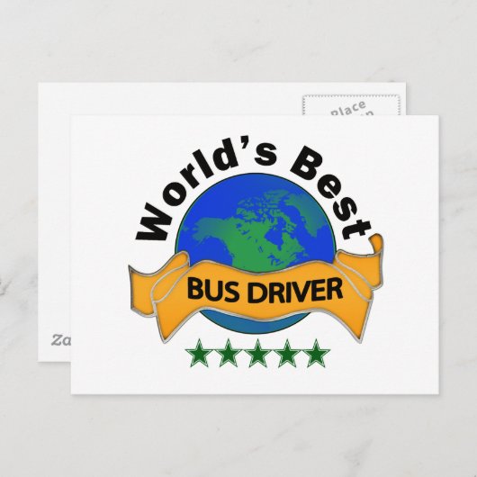 's Werelds beste busdriver Briefkaart (Voorkant / Achterkant)