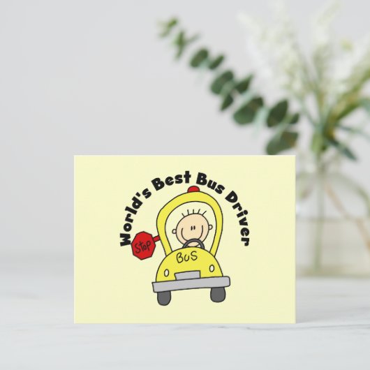 's Werelds beste busdriver Briefkaart (Staand voorkant)