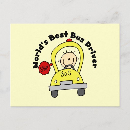 's Werelds beste busdriver Briefkaart (Voorkant)