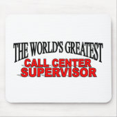 's Werelds beste Call Center Supervisor Muismat (Voorkant)