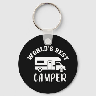 's Werelds beste camper camping RV Sleutelhanger