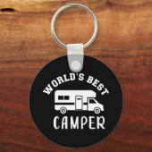 's Werelds beste camper camping RV Sleutelhanger (Voorkant)