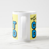 's Werelds beste CAT DAD Cute Cat Grote Koffiekop (Achterkant)