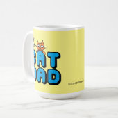 's Werelds beste CAT DAD met Cute Cat Koffiemok (Voorkant links)