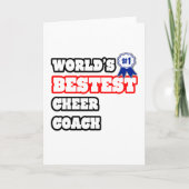 's Werelds beste cheercoach Kaart (Voorkant)