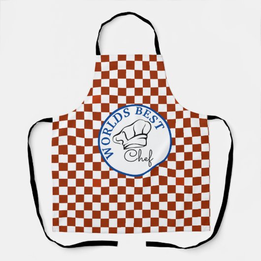 'S Werelds beste chef-kok All-Over Print Schort (Voorkant)