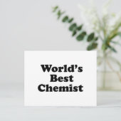 's Werelds beste chemicus Briefkaart (Staand voorkant)