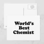 's Werelds beste chemicus Briefkaart (Voorkant / Achterkant)