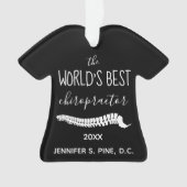 's Werelds beste Chiropractor-cadeau Ornament (voorkant)