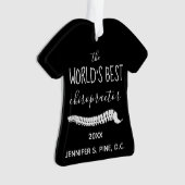's Werelds beste Chiropractor-cadeau Ornament (voorkant)