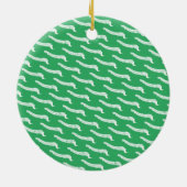 's Werelds beste chiropractor-kerstfeest Keramisch Ornament (Achterkant)