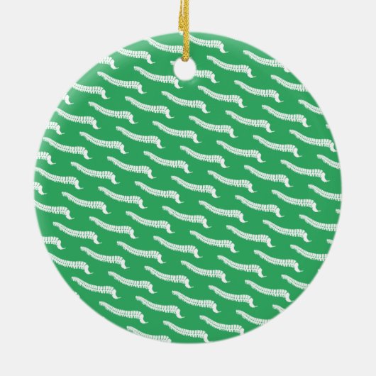 's Werelds beste chiropractor-kerstfeest Keramisch Ornament (Achterkant)