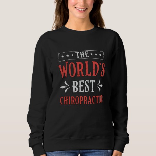 's Werelds beste Chiropractor-ruggengraat Trui (Voorkant)