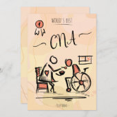 'S Werelds beste CNA - Certified Nurse Assistant G Kaart (Voorkant / Achterkant)