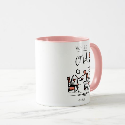 'S Werelds beste CNA - Certified Nurse Assistant G Mok (Voorkant rechts)