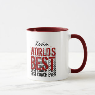 's Werelds Beste coach modern baanontwerp Mok