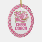 's Werelds beste coachcadeautje Keramisch Ornament (Rechts)