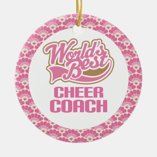 's Werelds beste coachcadeautje Keramisch Ornament (Voorkant)
