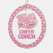 's Werelds beste coachcadeautje Keramisch Ornament (Links)