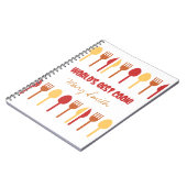 's Werelds beste Cook-aangepaste naam rood Sinaasa Notitieboek (Linkerzijde)