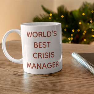 's Werelds beste Crisis Manager-Mok Koffiemok